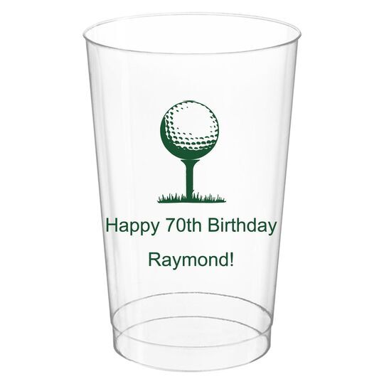 Golf Tee Clear Plastic Cups